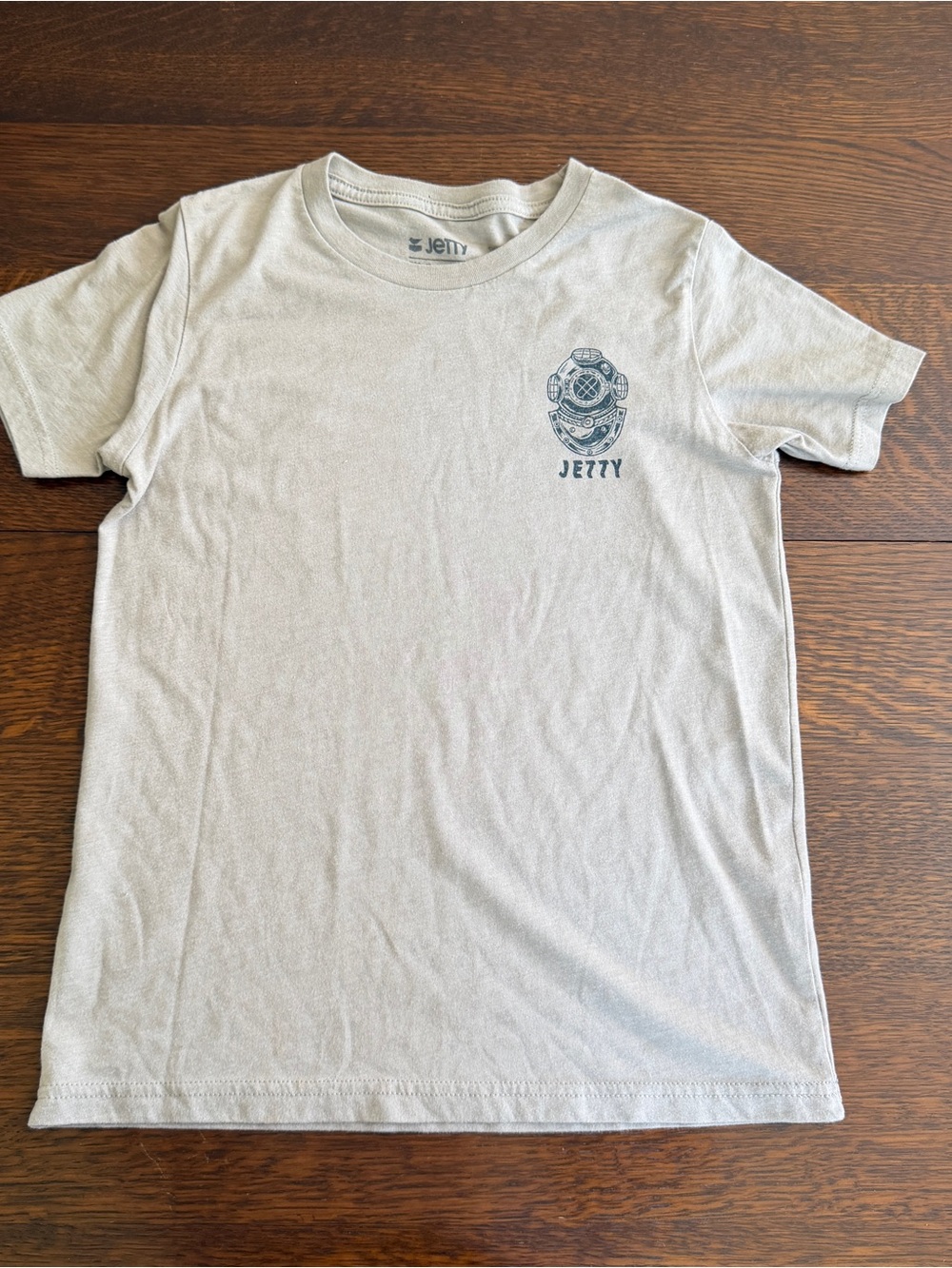 Jetty Kids' Light Gray Short Sleeve Graphic Tee